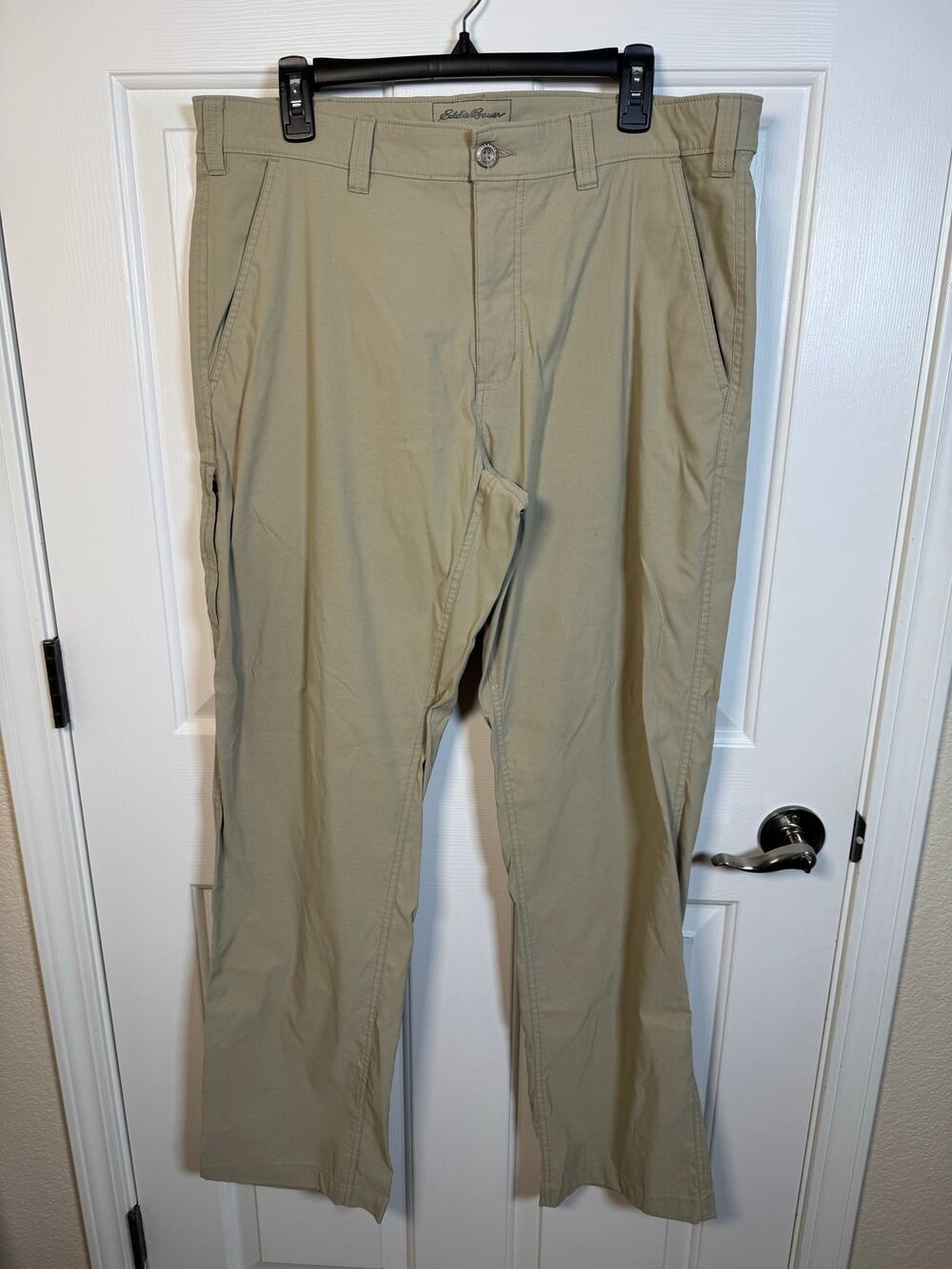 Eddie Bauer Men's Travex Performance Pants Hiking Travel Outdoors Beige 36x34
